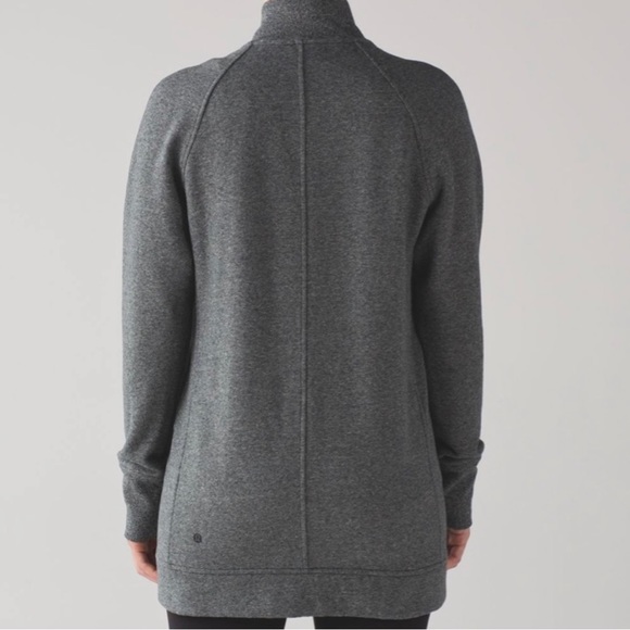 Lululemon Back To It Wrap Jacket Asymmetrical Side Zip - Picture 2 of 5